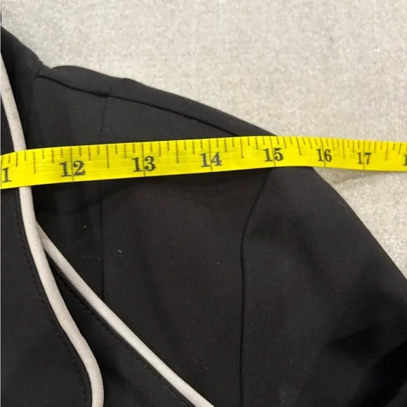 Joseph Ribkoff #183355 Woman's Black Military-Look Zip-Front Jacket - Picture 12 of 13